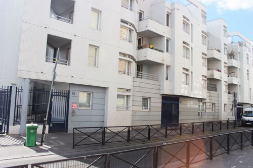 Ensemble de logements, façade rue Barbanègre