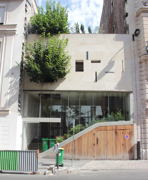 La maison Galvani : façade sur la rue La maison Galvani : façade sur la rue