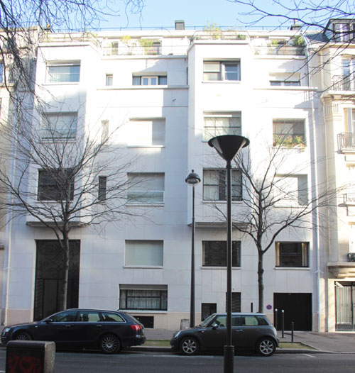 Hôtels particuliers : façade sur l'avenue Emile Acollas