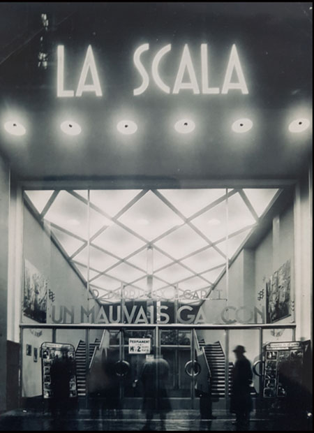 La Scala devenue un cinéma dans les années 1930