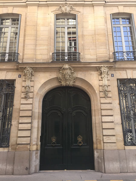 L'hôtel Sulkowski : le portail L'hôtel Sulkowski : le portail