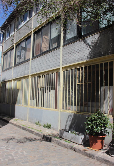 La rue des Thermophyles - Un ancien atelier La rue des Thermophyles - Un ancien atelier