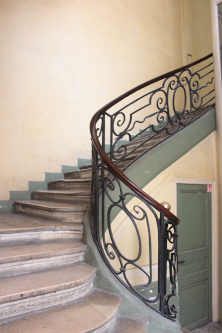 L'hôtel de Coigny : la rampe d'escalier L'hôtel de Coigny : la rampe d'escalier