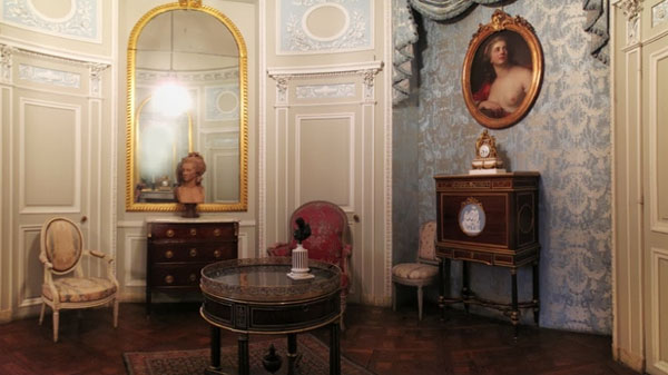 L'hôtel Fersen : décors du boudoir remontés au musée Carnavalet