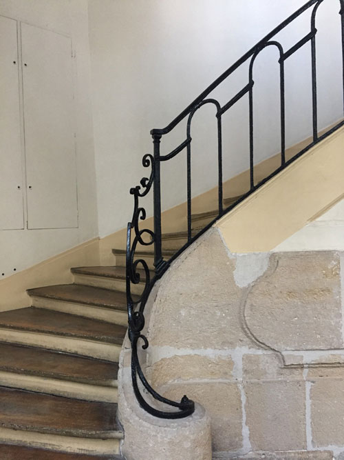 L'hôtel Gigault de Crisenoy : l'escalier