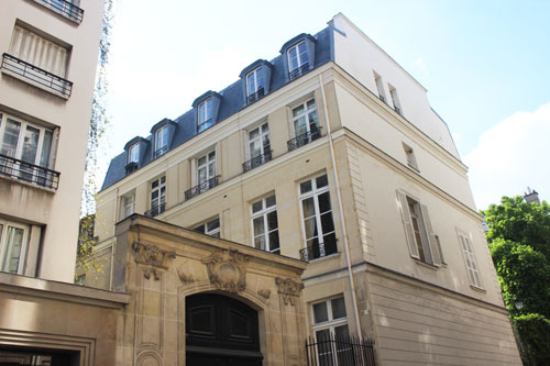 L'hôtel Daru : la façade donnant sur la cour L'hôtel Daru : la façade donnant sur la cour