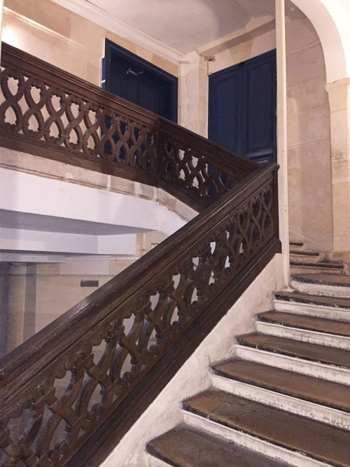 L'hôtel de Melun : l'escalier