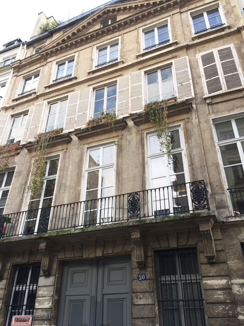 La maison Blondel : la façade sur rue