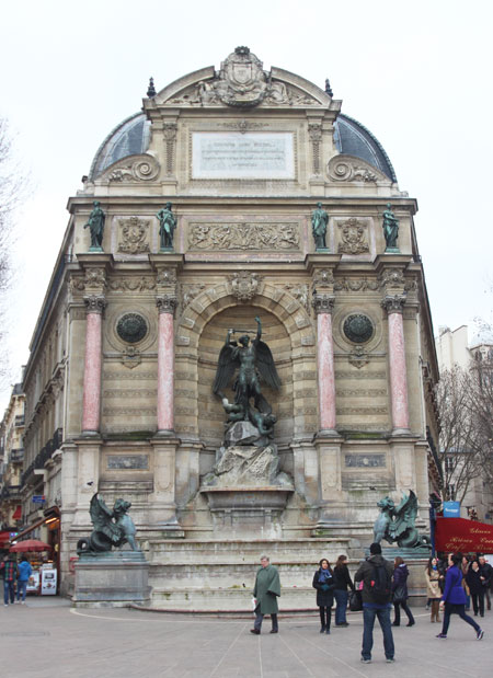 La fontaine Saint-Michel