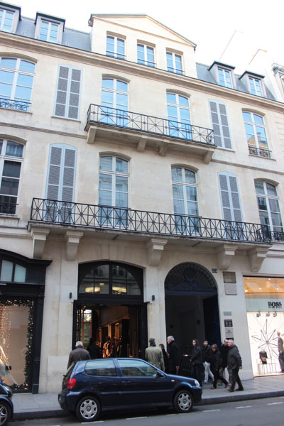 L'hôtel de Mme Geoffrin : la façade sur la rue Saint-Honoré L'hôtel de Mme Geoffrin : la façade sur la rue Saint-Honoré