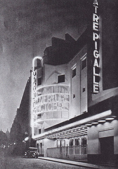 Le théâtre Pigalle (Démoli)