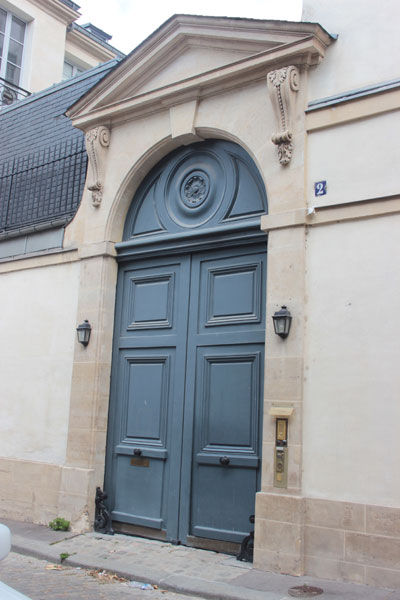 L'hôtel de Sillery-Genlis - Le portail L'hôtel de Sillery-Genlis - Le portail