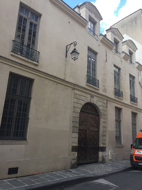 L'hôtel de Bellorcier : le bâtiment sur rue