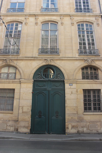 L'hôtel de Sainte-Aldegonde : le portail