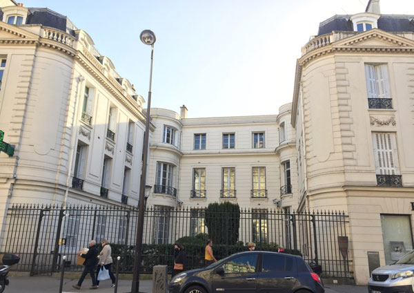 L'hôtel Antier : la façade sur cour