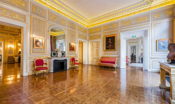 Le palais Vivienne : l'un des salons Le palais Vivienne : l'un des salons