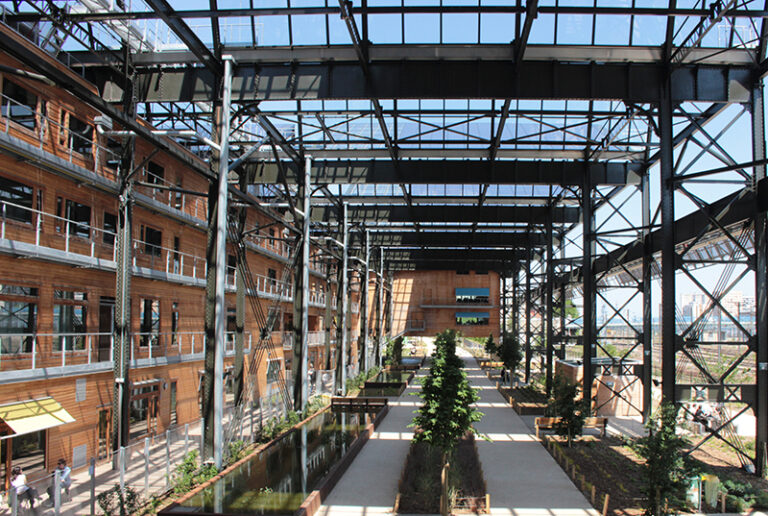 Halle Pajol rue Pajol Paris 18 Françoise-Hélène Jourda