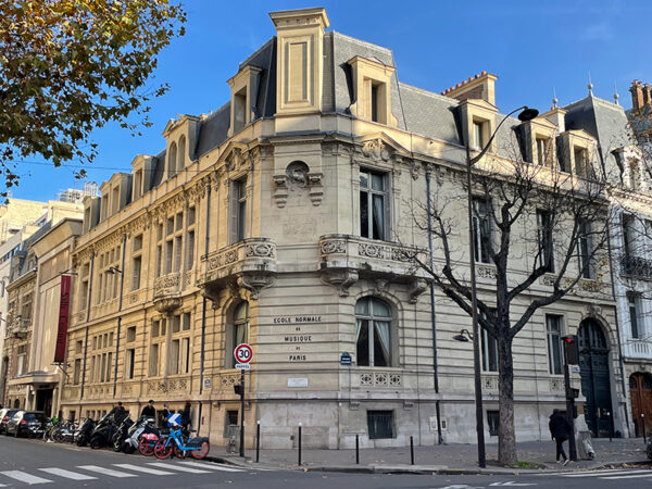 école Normale de Musique de Paris bd Malesherbes Paris 17